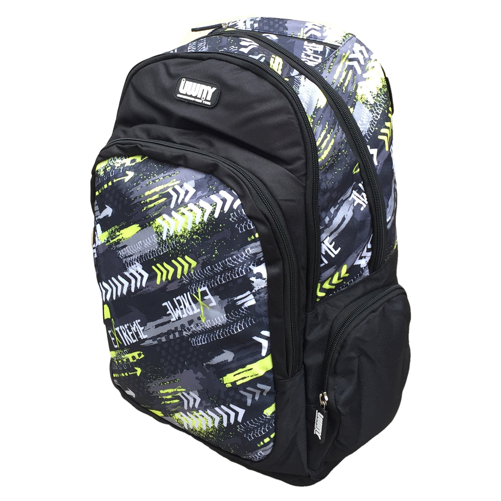 Zaino Round Underwood New York 5 Tasche Borsa Americano Scuola Viaggio Tempo Libero - Ex0051d