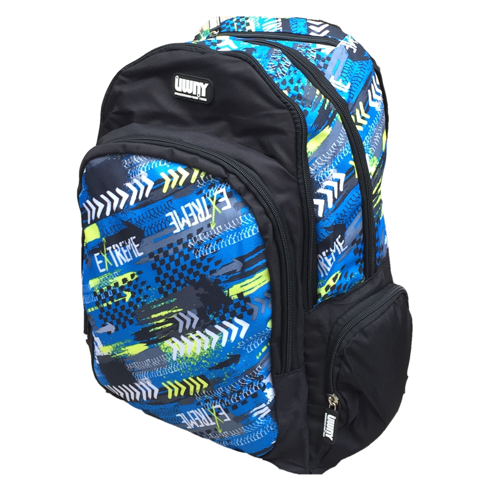 Zaino Round Underwood New York 5 Tasche Borsa Americano Scuola Viaggio Tempo Libero - Ex0051c