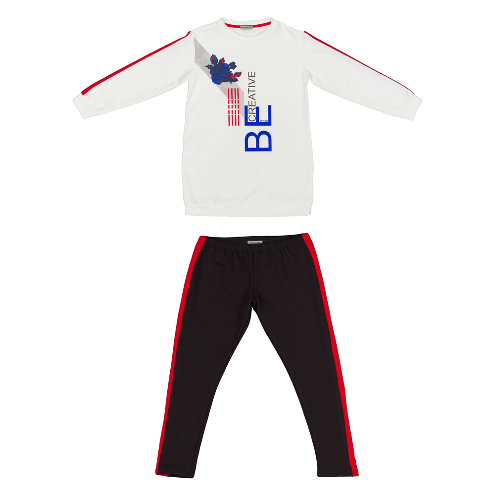 Completo Pantaloni + T-Shirt Artigli Girl Ragazza Taglie 8/16 Anni - A12378