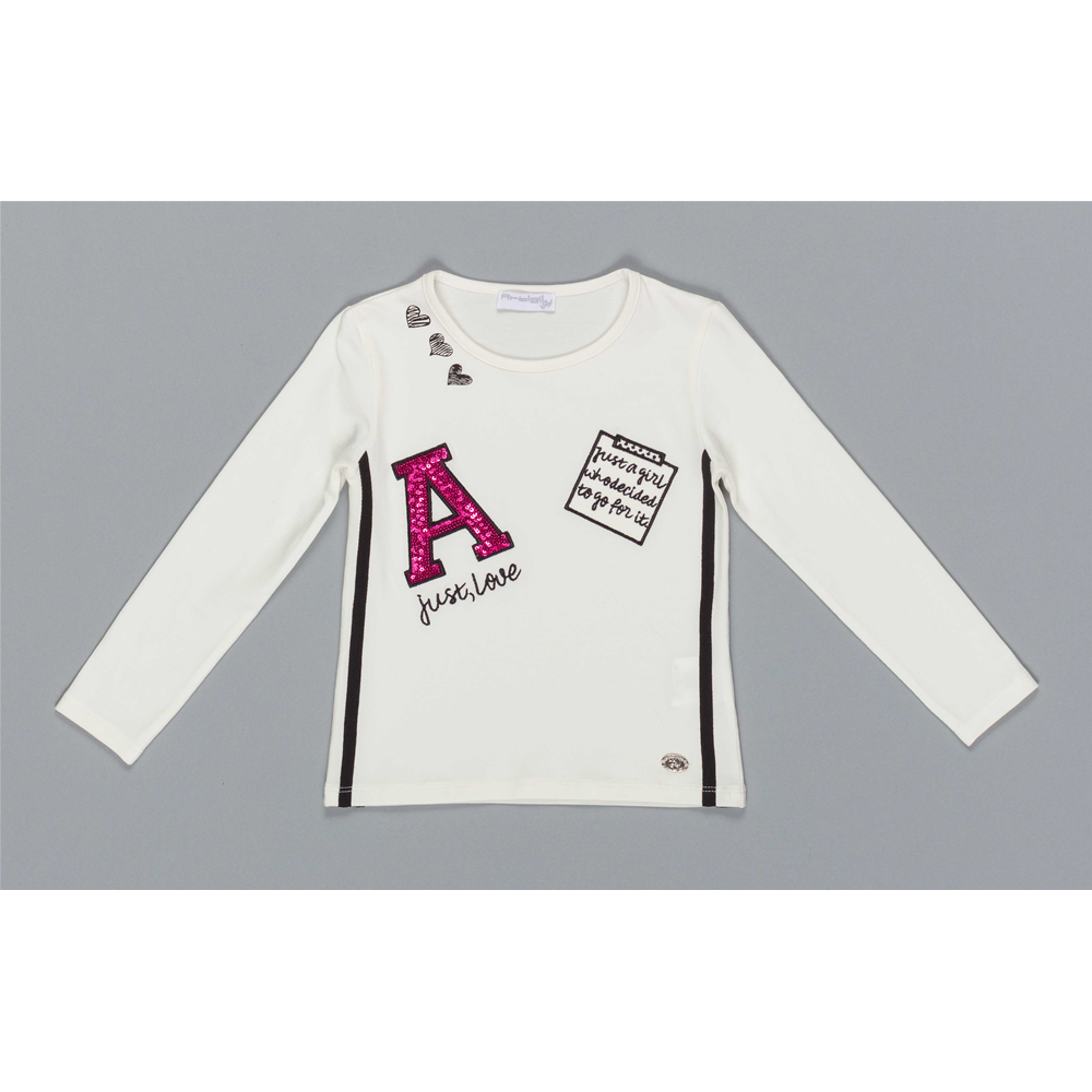 T-Shirt Maglietta Artigli Baby Bambina Taglie 3/7 Anni - A12296