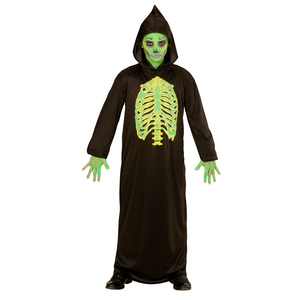 Costume Vestito Abito Travestimento Carnevale Halloween Bambino Mietitore Tossico - 0032