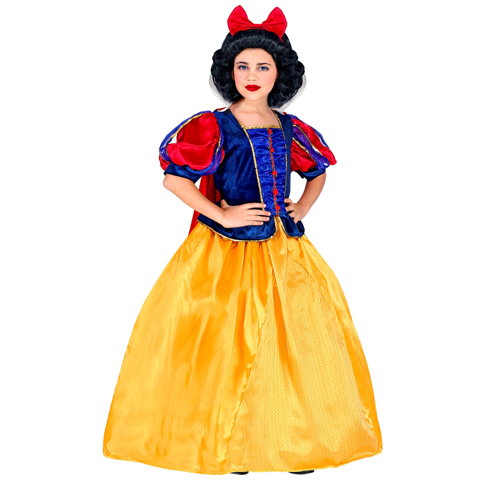 Costume Vestito Abito Travestimento Carnevale Bambina - Principessa Delle Fiabe - 0944