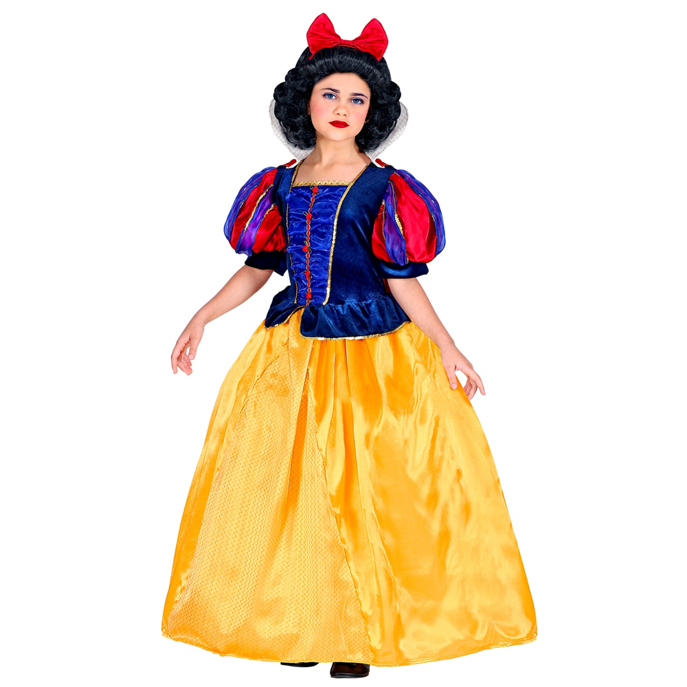 Costume Vestito Abito Travestimento Carnevale Bambina - Principessa Delle Fiabe - 0944