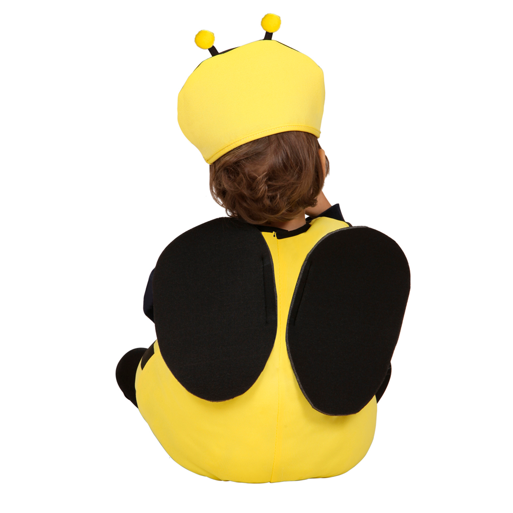 Costume Vestito Abito Travestimento Carnevale Bambina Ape - Taglia 1/3 Anni -