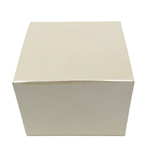 Astuccio Pieghevole in Cartone Avorio Porta Bomboniere Scatola Portaconfetti Oggetti Cm. 11x11x8 - Scat/04