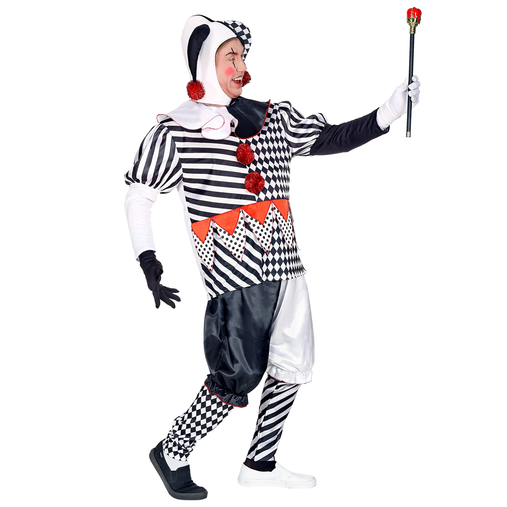 Costume Vestito Abito Travestimento Carnevale Cosplay Adulto - Arlecchino - 0950