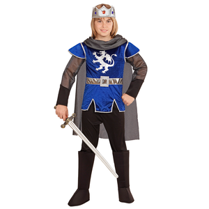 Vestito Carnevale + Accessori Re Artù Costume Spada Antica con Fodero 11/13 Anni Travestimento - 0550+86244