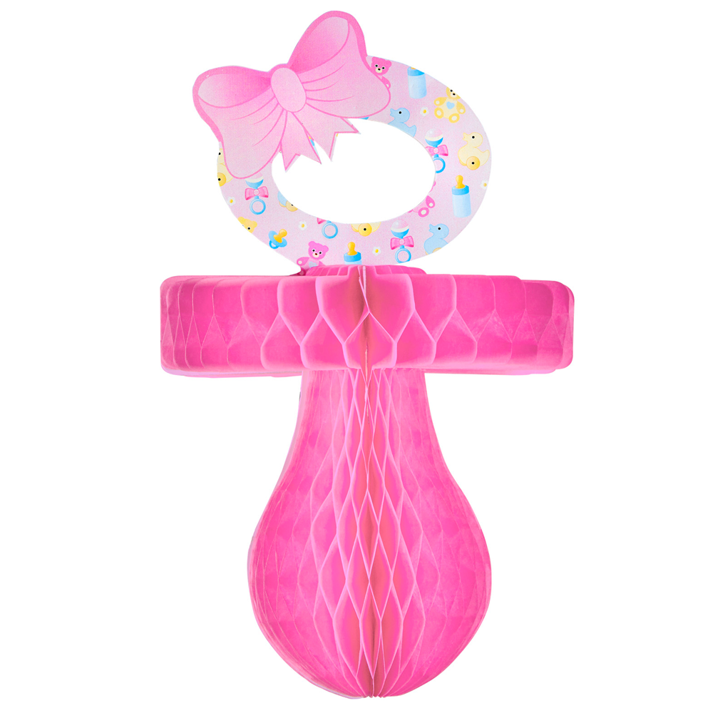 Ciucciotto Stile Nido D'ape - Nascita Bambina - Colore Rosa - Femminuccia