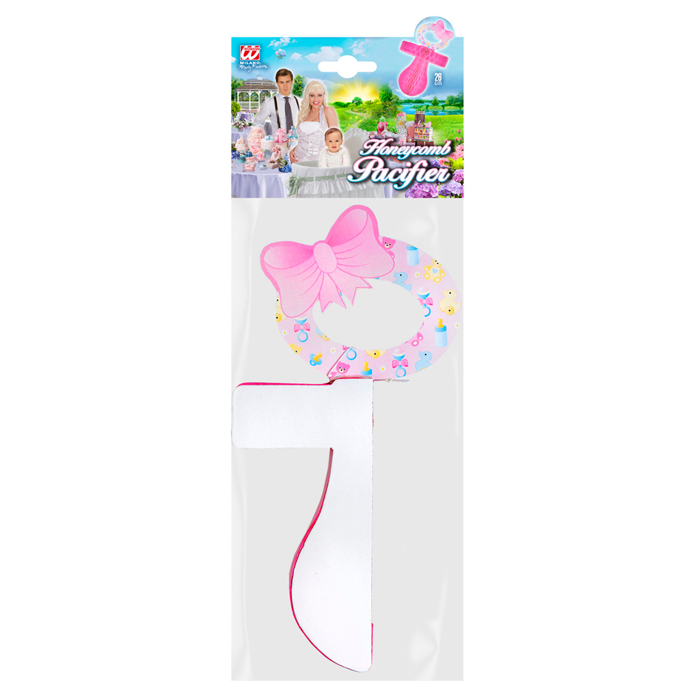 Ciucciotto Stile Nido D'ape - Nascita Bambina - Colore Rosa - Femminuccia