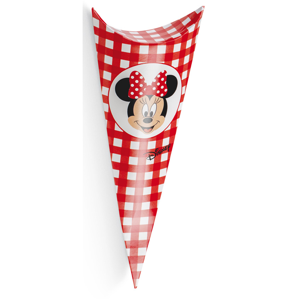 Bomboniera Astuccio Scatolina Portaconfetti Cono - Minnie Mouse DISNEY X 10 Pz.- 68021