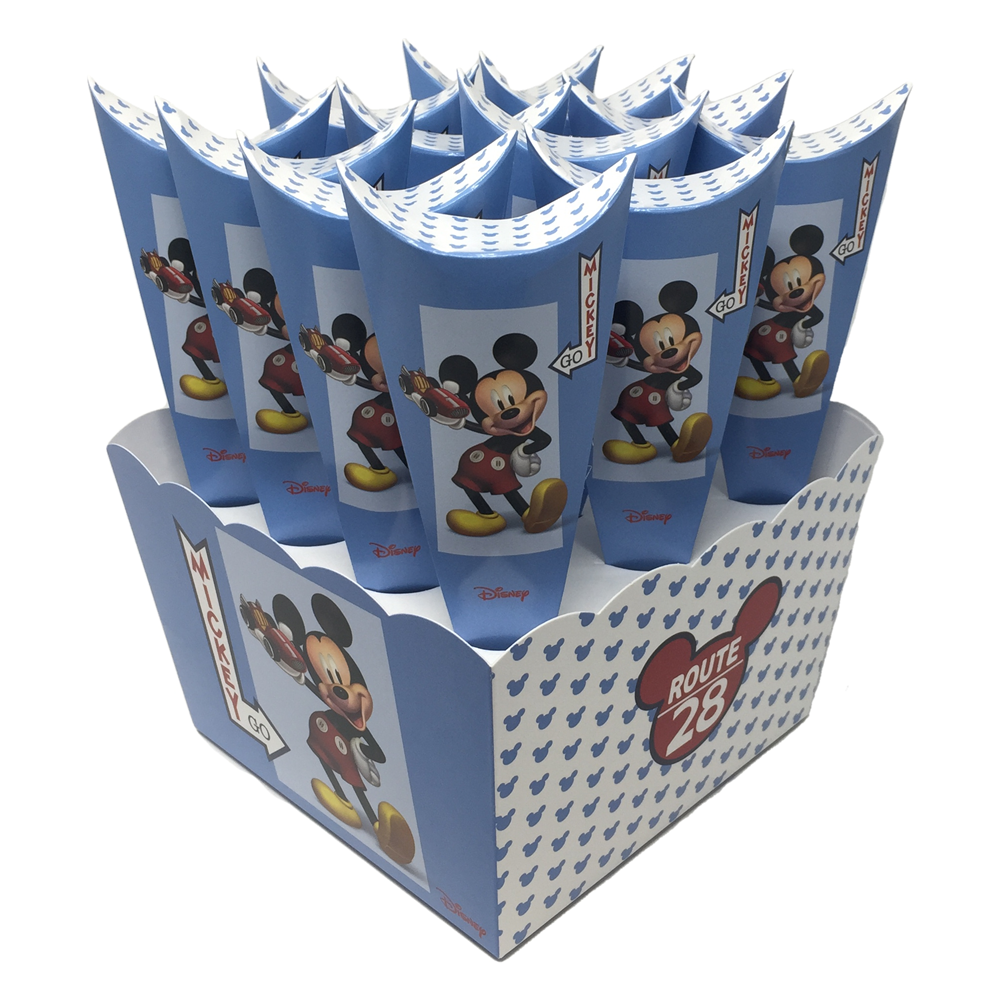 Bomboniera Astuccio Scatolina Portaconfetti Cono - Topolino Mickey Mouse DISNEY - 68172