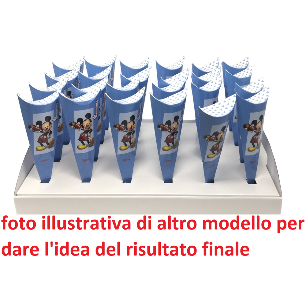 Bomboniera Astuccio Scatolina Portaconfetti Cono - Topolino Mickey Mouse DISNEY - 68172