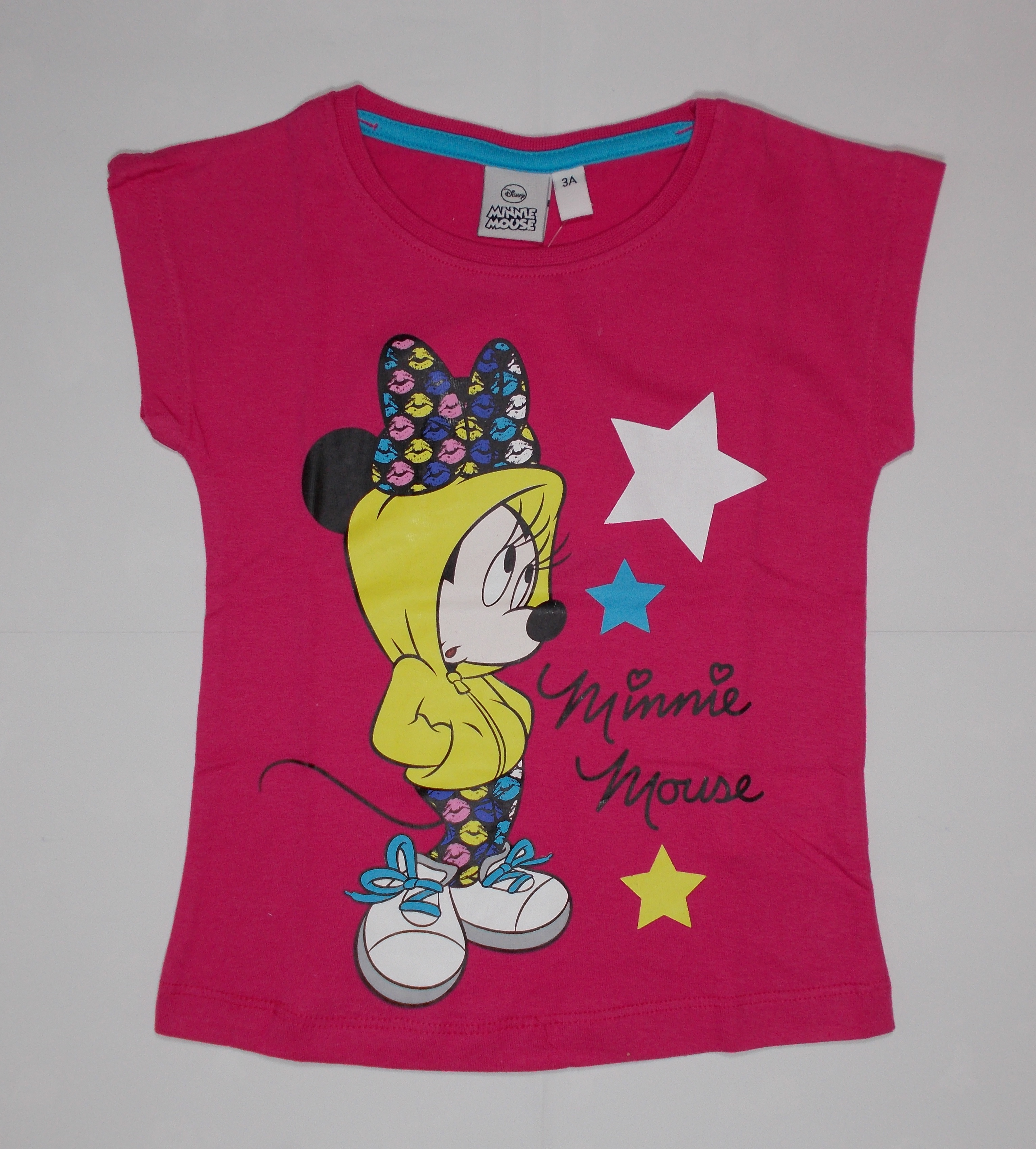 T-Shirt Maglietta Minne Manica Corta Estiva Bambina DISNEY 3/8 Anni - Oe1158/3