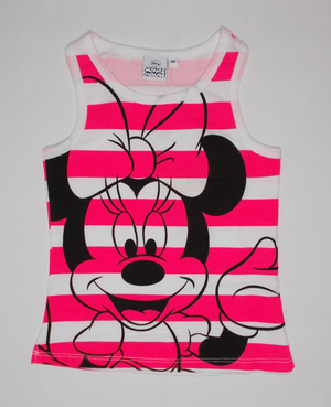 Canotta Maglietta Minnie Estiva Bambina 3/8 Anni - Oe1146