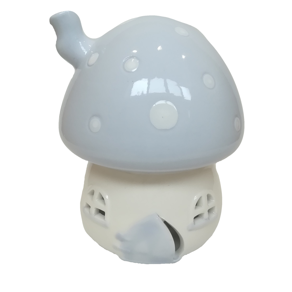 Bomboniera Lampada Casetta Fungo in Porcellana Ilary Queen - Iq3213