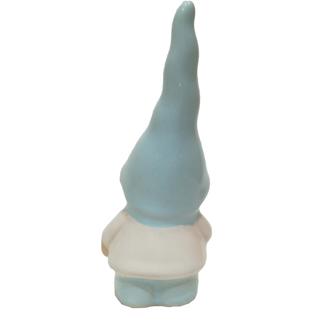 Bomboniera Statuina Folletto Gnomo in Porcellana H 18 CM Ilary Queen - Iq3265