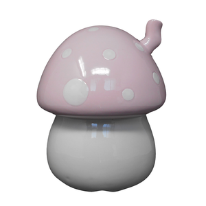 Bomboniera Statuina Casetta Fungo a LED in Porcellana Ilary Queen - Iq3214