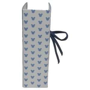 Bomboniera Astuccio Scatolina Portaconfetti Forma Libro - Topolino Mickey Mouse DISNEY - Celeste - 68171