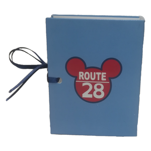 Bomboniera Astuccio Scatolina Portaconfetti Forma Libro - Topolino Mickey Mouse DISNEY - Celeste - 68171