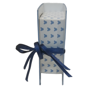Bomboniera Astuccio Scatolina Portaconfetti Forma Libro - Topolino Mickey Mouse DISNEY - Celeste - 68171