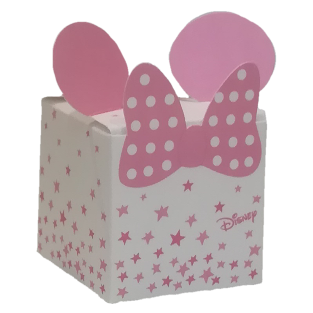 Bomboniera Astuccio Scatolina Portaconfetti Cubo Minnie Mouse DISNEY X 10 Pz. - 68063
