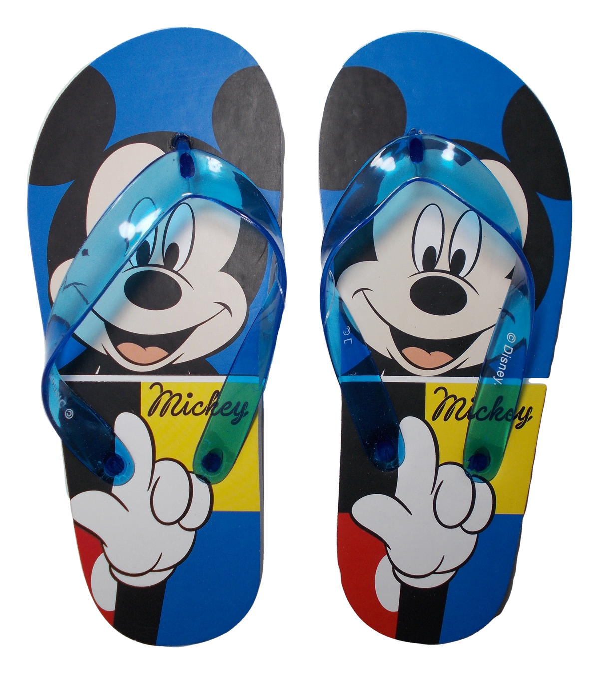 Infradito Ciabatte Mare Topolino DISNEY Dal 27 Al 34 -  D09982/3 Azzurra Dito Alzato
