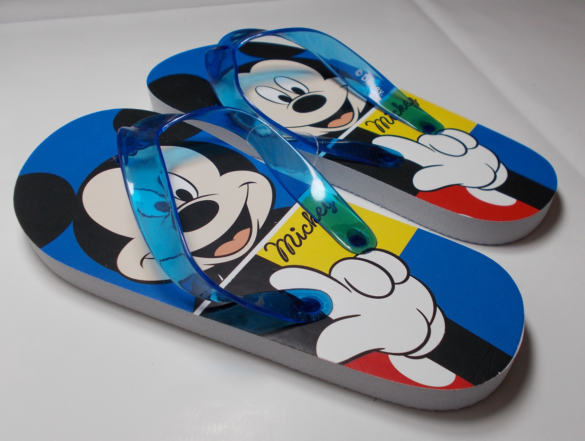 Infradito Ciabatte Mare Topolino DISNEY Dal 27 Al 34 -  D09982/3 Azzurra Dito Alzato