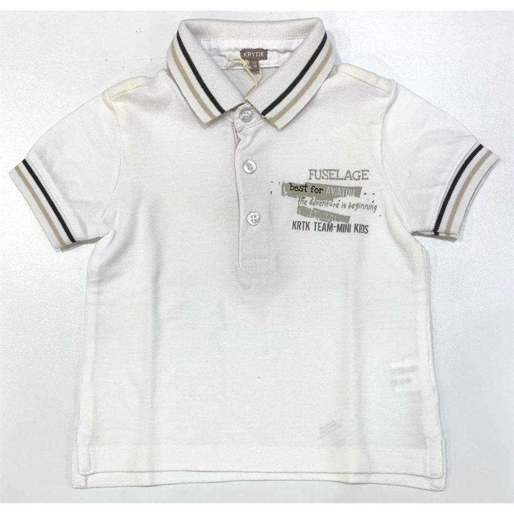 Polo M.c. Krytik T-Shirt Neonato 9/30 Mesi Bianco-69172