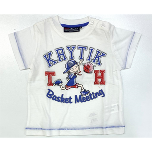 T-Shirt M.c. Krytik Neonato 9/12 Mesi Bianco-69193