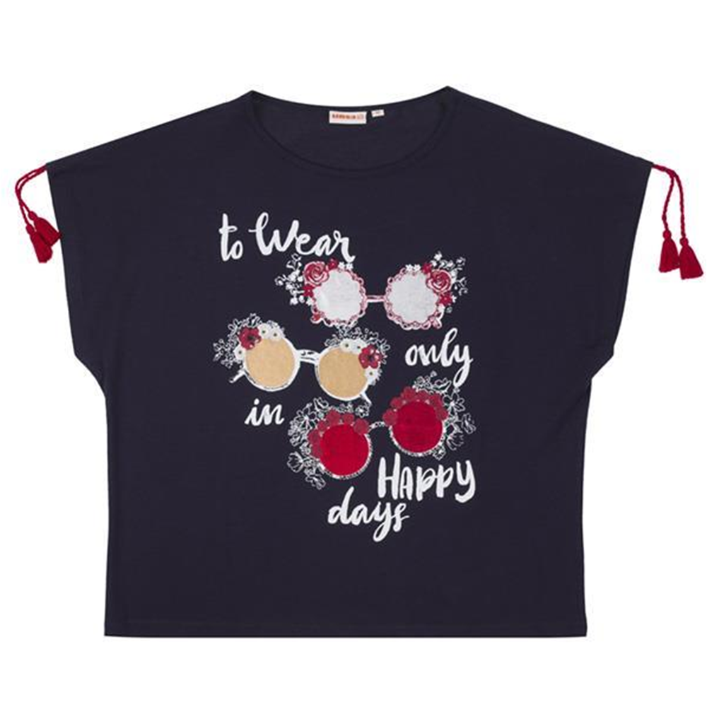 T-Shirt M.c. Bambina Ubs2 Taglie 2/10 Anni 95%co 5%el- 9418
