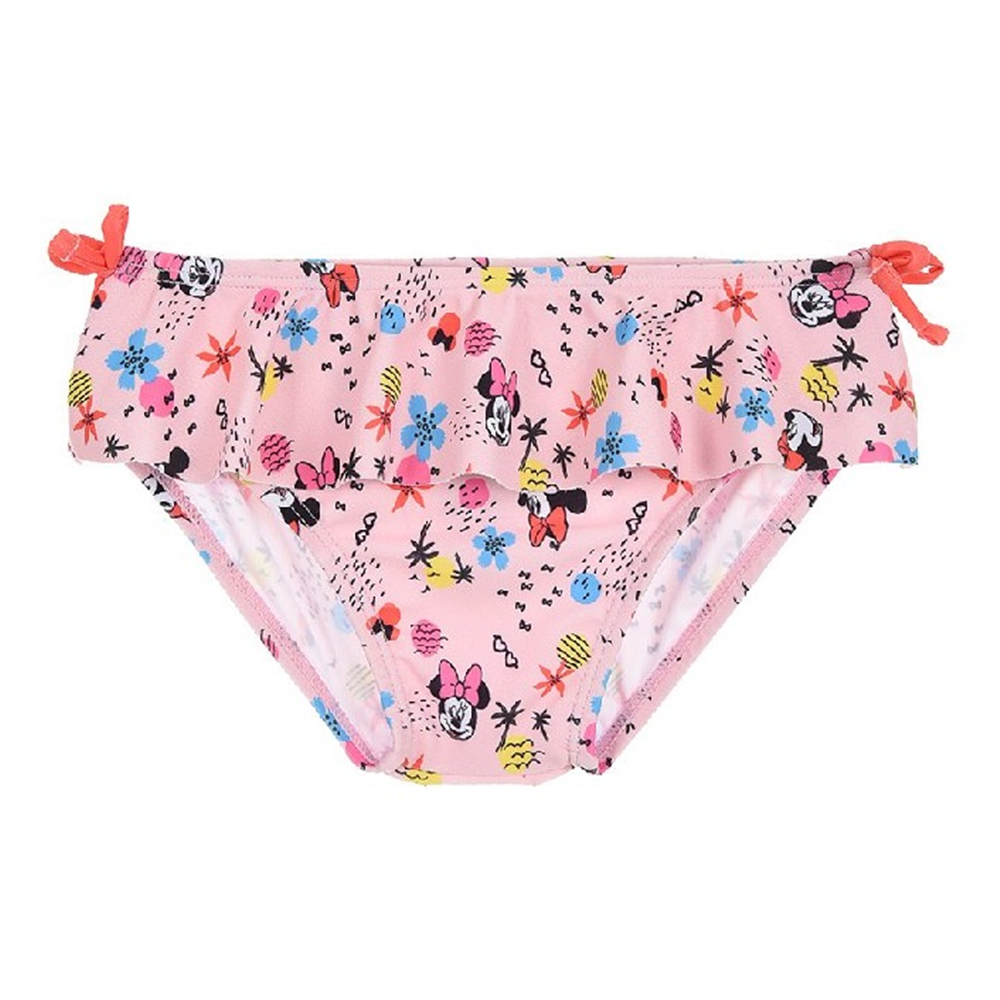Costume Mare Minnie Mouse DISNEY Mutandina Neonata Bambina 12/36 Mesi-Et0036rosa