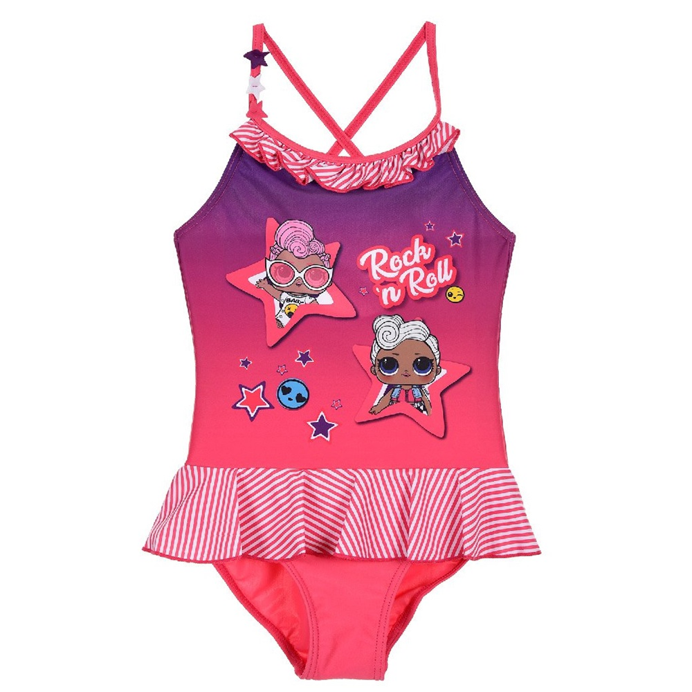 Costume Mare Lol Surprise Intero Bambina 5/10 Anni-Et1916rosa