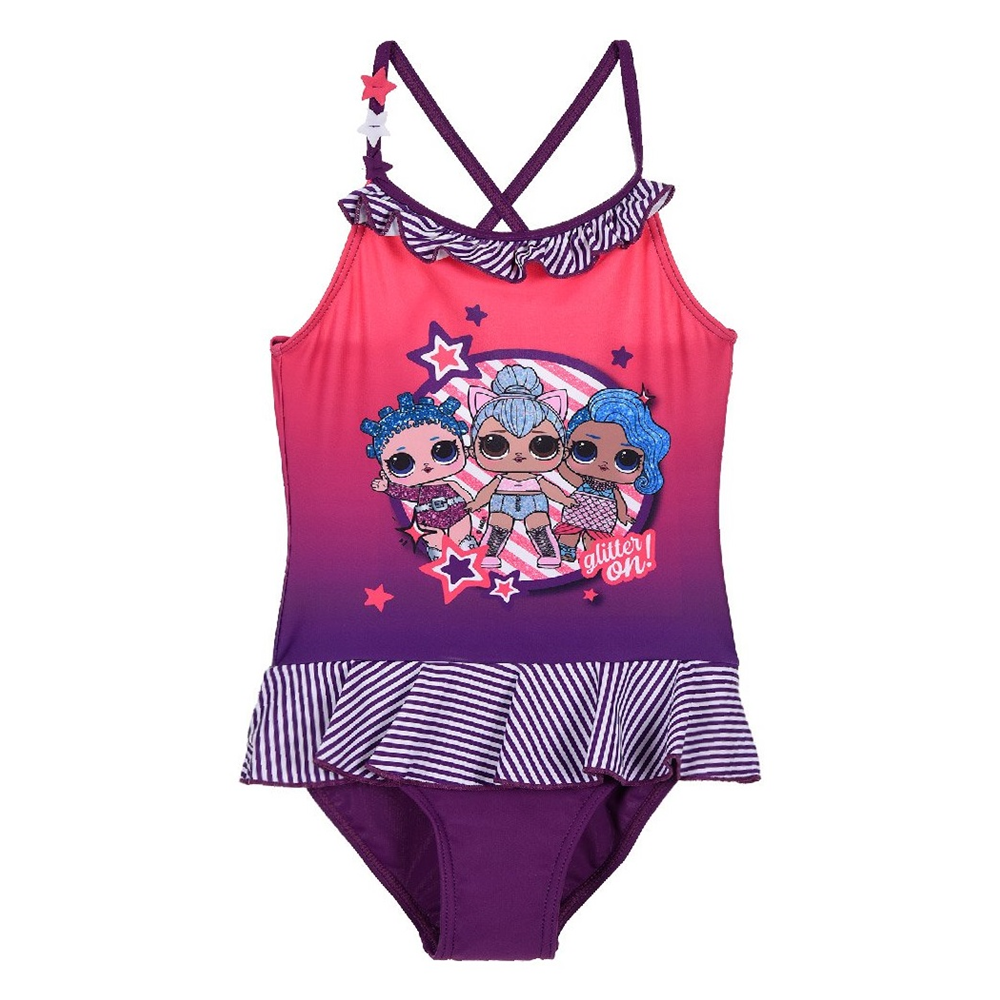 Costume Mare Lol Surprise Intero Bambina 5/10 Anni-Et1916viola