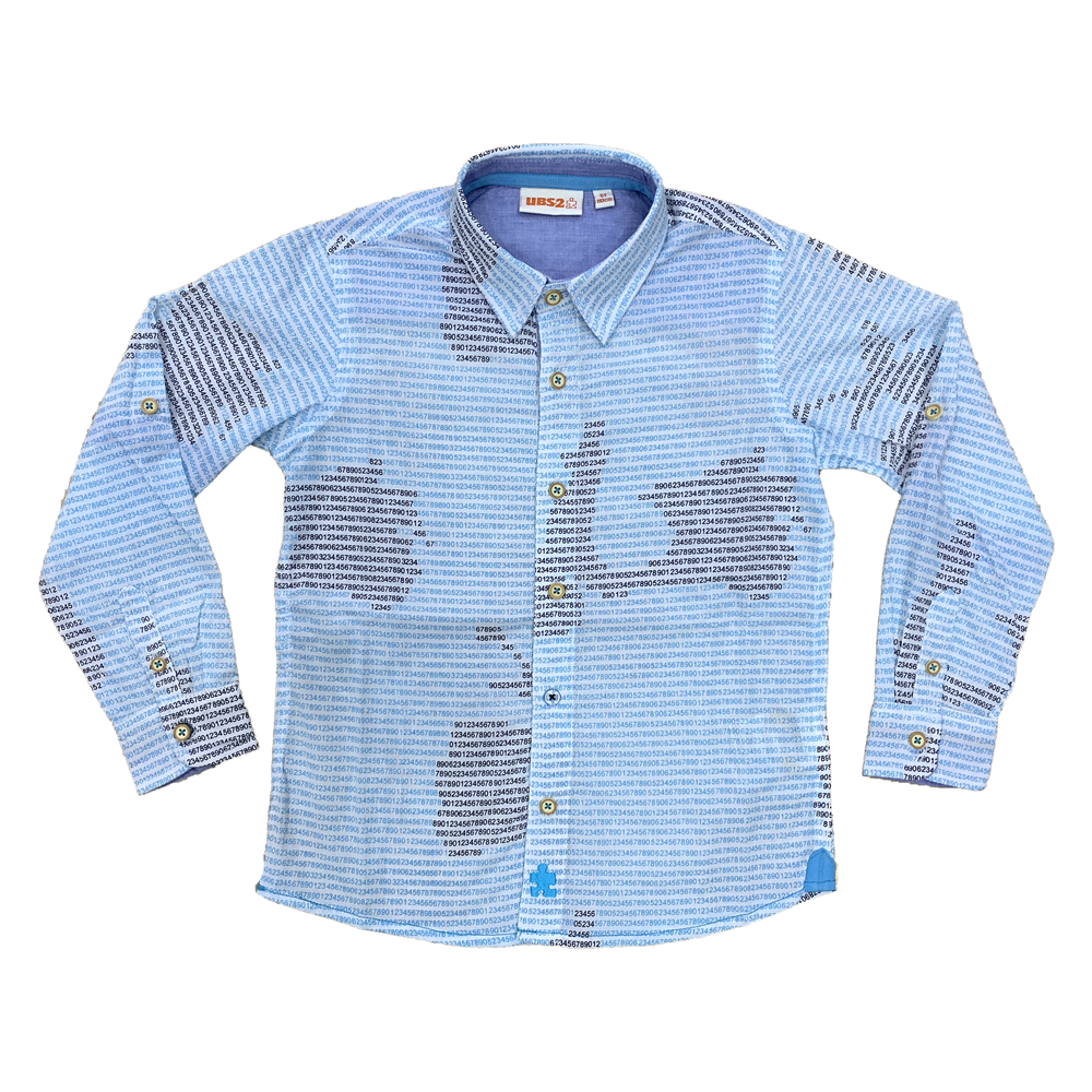 Camicia M.l. Bambino Ubs2 Taglie 4/14 Anni 100%co-0428