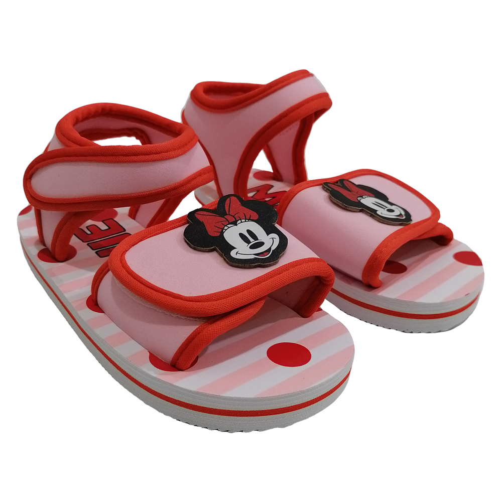 Sandali Minnie Mouse DISNEY Chiusura a Velcro Bambina Dal 22 Al 28 - Wd12933