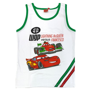 Canotta Carssaetta Mcqueen  DISNEY Pixar Bambino 7 Anni Bianco - 3140202