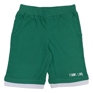 Bermuda Pantaloncino Yours Baby Bambino Verde Taglie 3/7 Anni-B3004/v