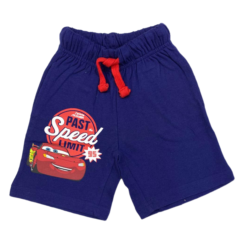 Pantalone Short Cars Bambino 2/3 Anni Blu - 4152713