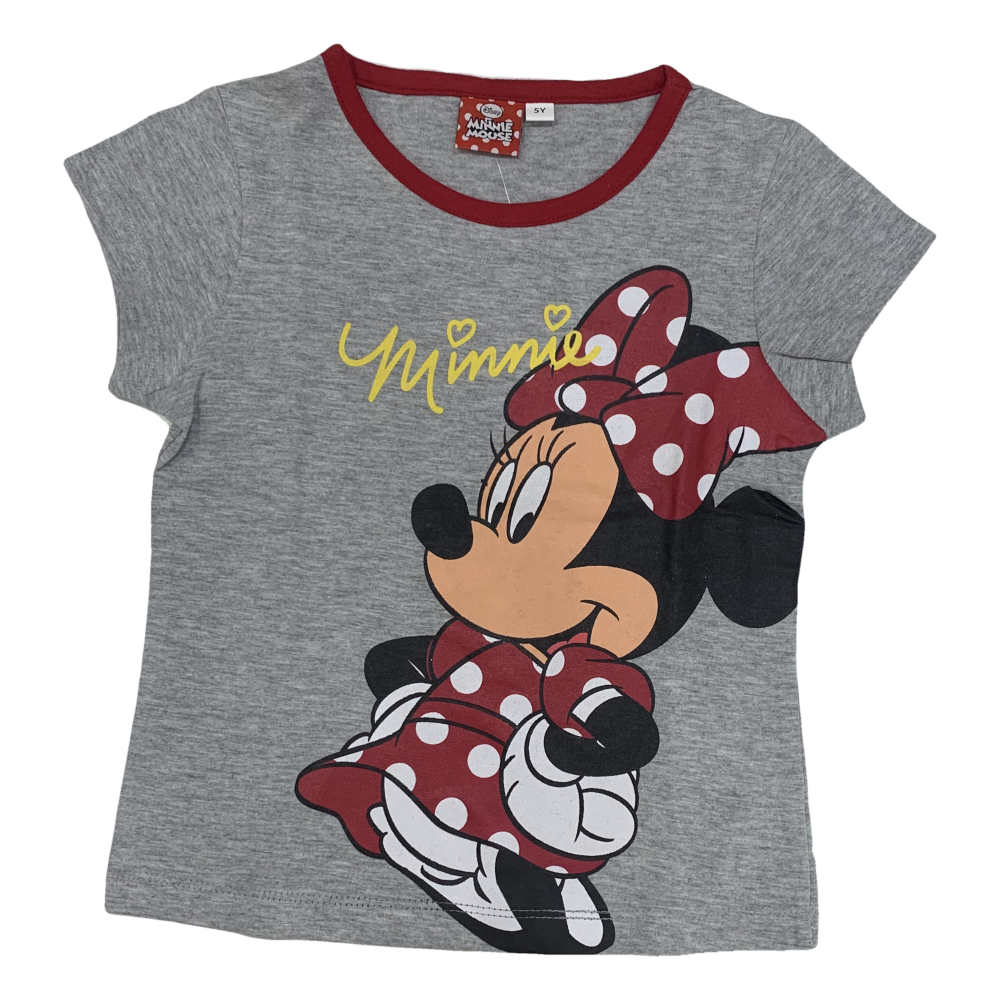 T-Shirt M.c. Minnie DISNEY Bambina Grigia 2/5 Anni-50106