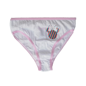 Set 3 Mutandine Minnie Mouse DISNEY Slip 100% Cotone 3/8 Anni Bambina - 0674