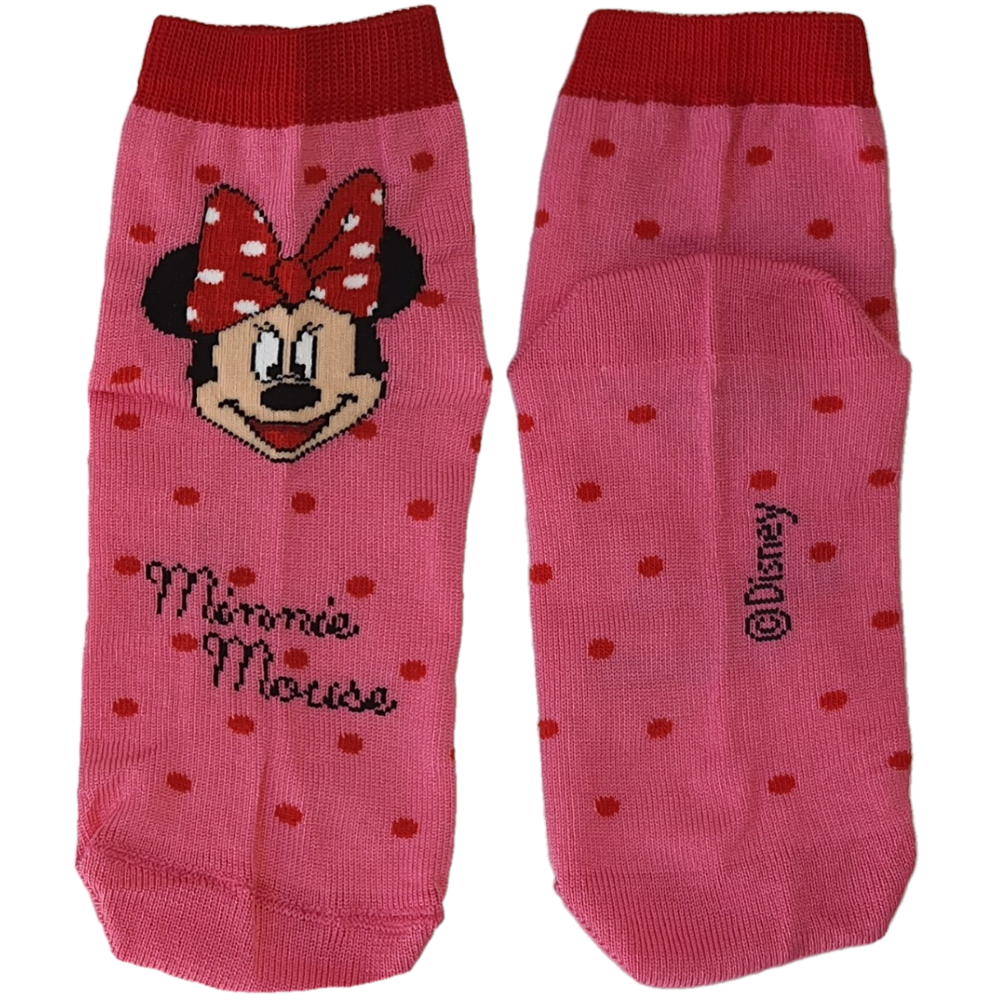 Calzini Minnie Mouse DISNEY in Cotone Mercerizzato 4 Paia Taglie 23/34 - Min273