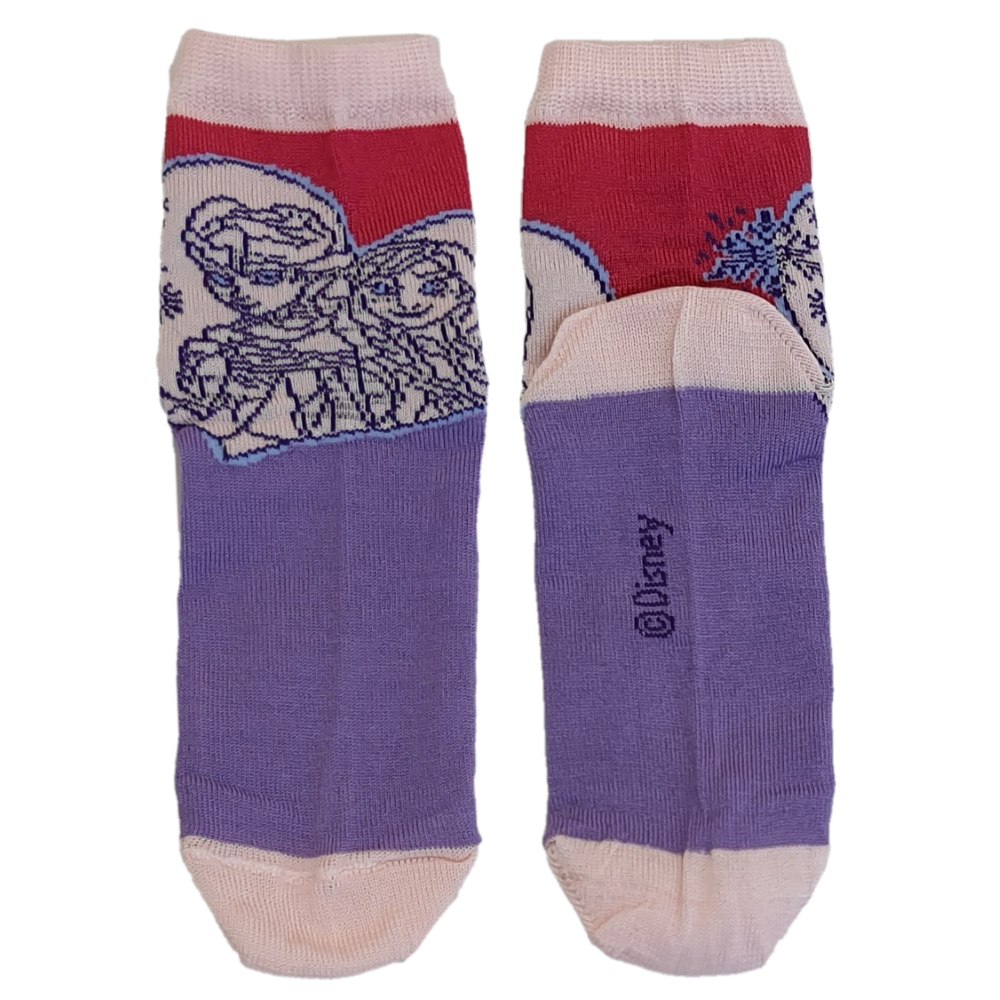 Calzini Frozen DISNEY Elsa Anna in Cotone Mercerizzato 4 Paia Taglie 23/34 - Fro0619