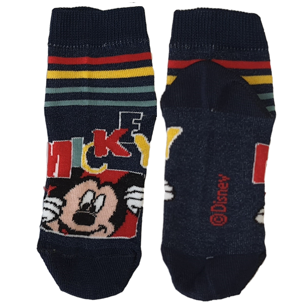 Calzini Mickey Mouse DISNEY Topolino in Cotone Mercerizzato 4 Paia Taglie 23/34 - Mik485
