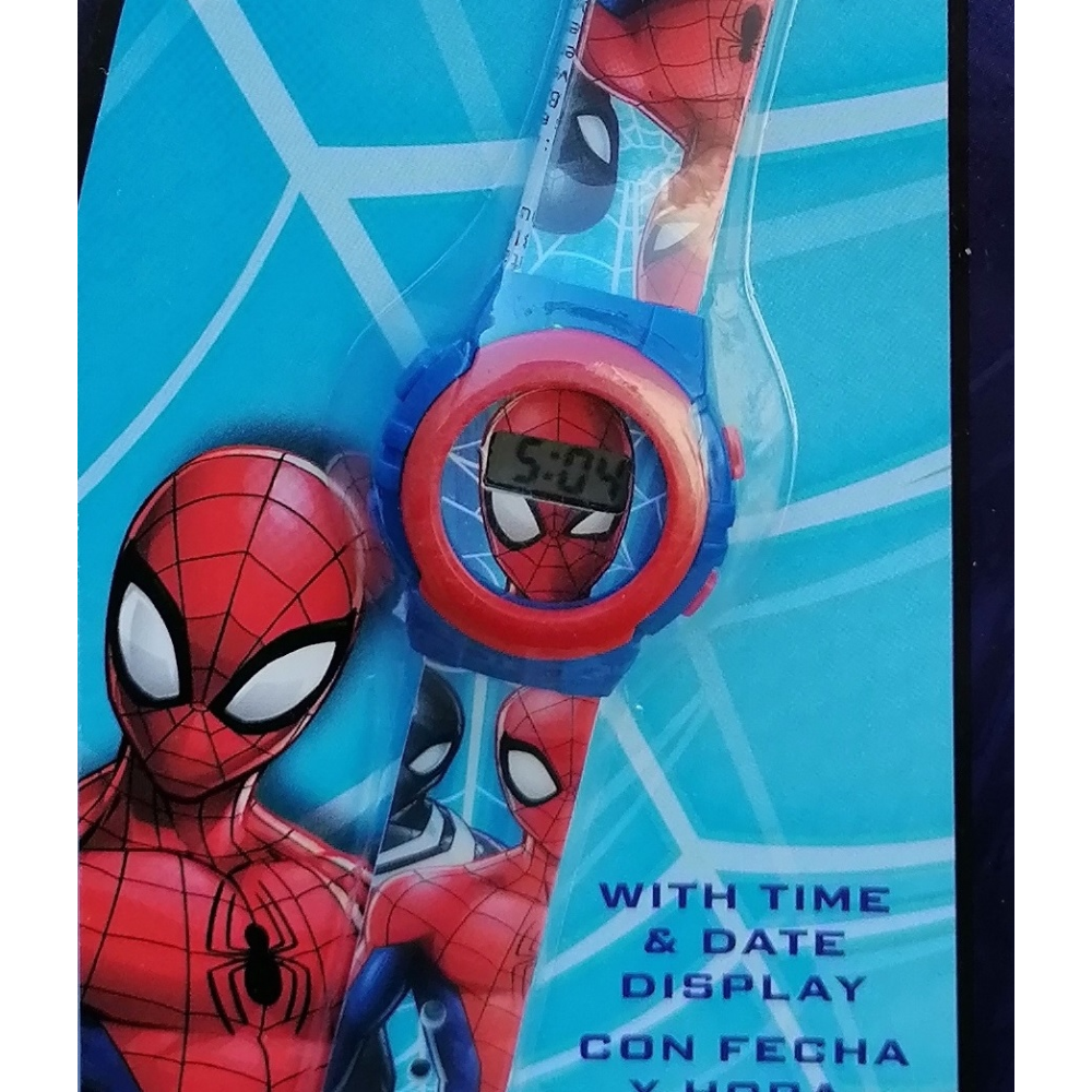 Orologio da Polso Digitale Spiderman MARVEL Uomo Ragno in Confezione Regalo - Wd15761