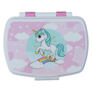 Portamerenda Unicorno Porta Pranzo Scuola Tempo Libero Cm. 17x14x6 - St09561