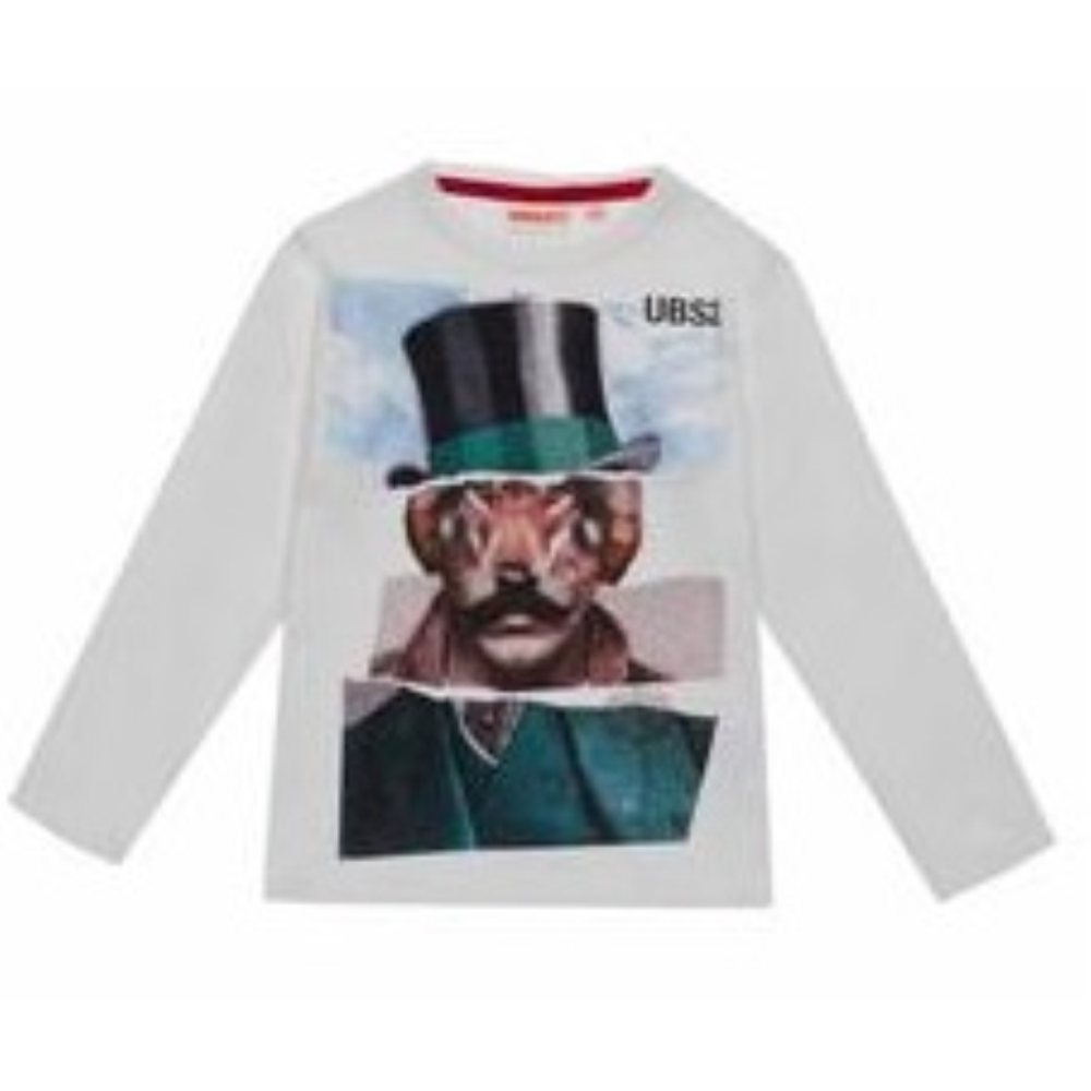 T-Shirt M.l. Bianca Bambino 6/14 Anni Ubs2 100%co - H209243