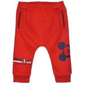 Pantalone Tuta Topolino DISNEY Neonato Bambino Sun City 6/24 Mesi - Th0041rosso