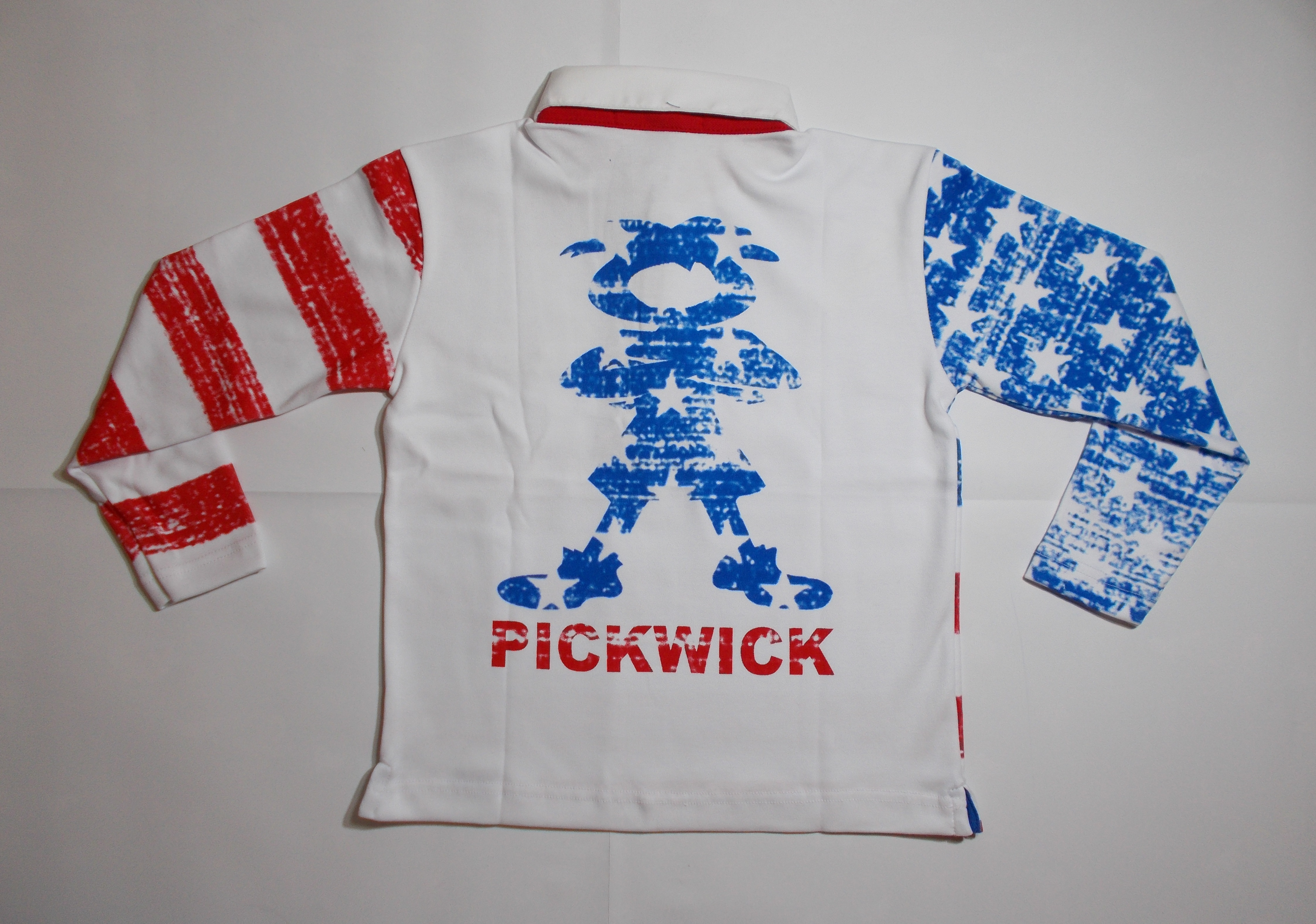 Camicia Pickwick Bambino Bandiera Americana Taglia 2/7 Anni - 152044p