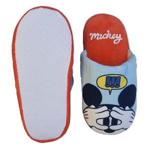 Pantofole Invernali Mickey Mouse DISNEY Topolino Antiscivolo Ciabatte a Punta Chiusa 26/33 - Wd12772