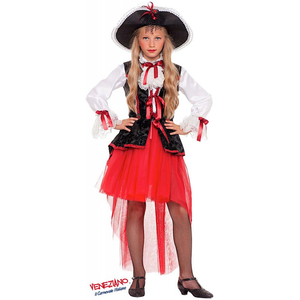 Costume Vestito Abito Travestimento Carnevale Bambina Piratessa Prestige Baby Anni 3/6 - 53858